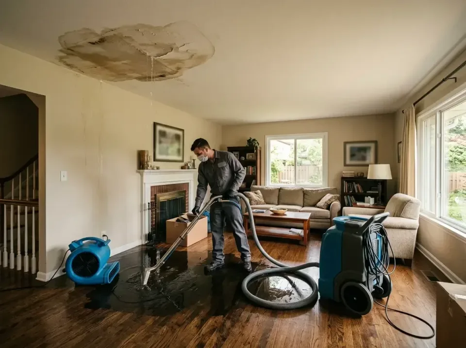 attic-pipe-burst-ceiling-drip-008 — frequently asked questions, Water Damage Restoration & Carpet Care in Evergreen, AL